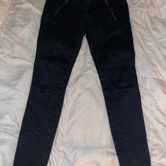 American Eagle Black Cargo Style Pants Size 4 Like New - Picture 6 of 7